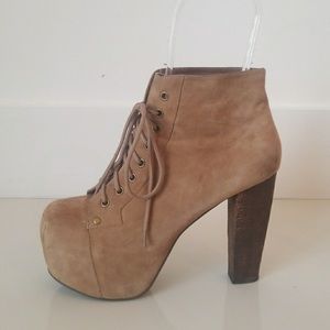 Jeffery Campbell Tan  Lita Shoes